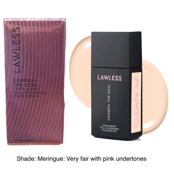 LAWLESS Other - $39 Retail NIB Lawless Conseal The Deal Long Wear Full Coverage Foundation